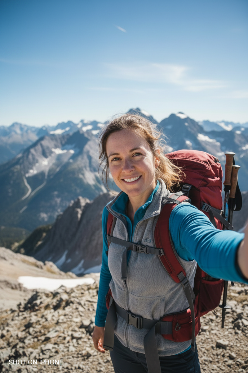 Mountain Selfie Woman